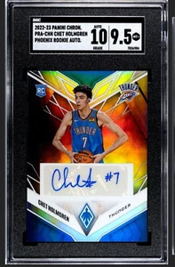2022-23 Panini Chronicles PRA-CHH Chet Holmgren Phoenix Rookie Auto SGC 9.5 - Picture 1 of 2
