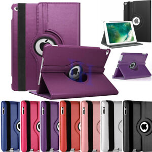 For Apple iPad234 Mini 12 3 4 5 6 Air 1 2 360 Rotating Folio Case Leather Cover