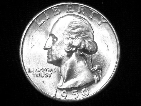 1950-S Washington Quarter --- Choice Uncirculated Cover