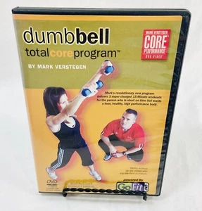 Dumbbell Total Core Program Mark Verstegen Go Fit Dumb Bell DVD w/ Booklet - Picture 1 of 3
