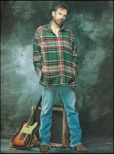Pete Anderson with vintage Fender Telecaster guitar & amp 8 x 11 pin-up photo - Picture 1 of 3