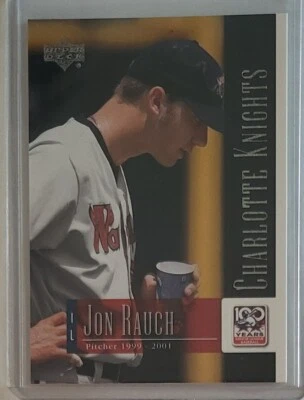 2001 Upper Deck Minors Centennial #43 Jon Rauch Charlotte Knights Baseball Card  - Image 1 of 2