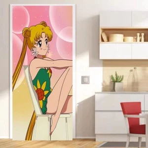 Sailor moon Anime Türaufkleber Wandaufkleber Wandsticker Wall Door Stickers PVC - Picture 1 of 1