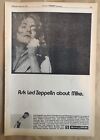 Led Zeppelin print ad 1971 vintage 70s promo poster band music Shure microphone