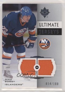 2007-08 Ultimate Collection Ultimate Jerseys /100 Mike Bossy #UJ-BO HOF