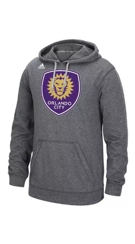 Adidas Men's Sz S  Orlando City SC adidas logo sweatshirt (grey) Cover