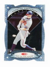 1997 Donruss Preferred "Cut to the Chase" Die Cut #93 Chipper Jones P BV: $40.00