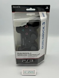 PS3 Playstation 3 DUAL SHOCK 3 Controller Black CECHZC2 in Box - New Sealed - Picture 1 of 7
