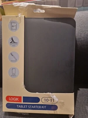 LOGIK 10 - 11"  Tablet Starter Kit Black Case only no Pen or Screen Protector - Image 1 of 4