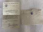 British Prime Minister 1966 signed letter Edward Heath Prime Minister 1970-74.