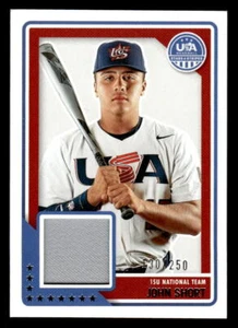 2023 Panini USA Baseball 15U Nationalmannschaft Relikt John Short 130/250 - Bild 1 von 2