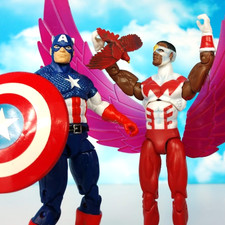 COMBINE ANY FIGURES! - Marvel Universe 3.75" Falcon & Captain America lot