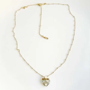20" Stella&Dot Heart Pendant Necklace Gift Retro Women Party Vacation Jewelry - Picture 1 of 3
