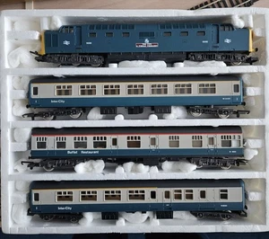 LIMA "The Intercity" Zugpackung BR blau Deltic 3 Reisezugwagen Buffet - 109707 RAR - Bild 1 von 5