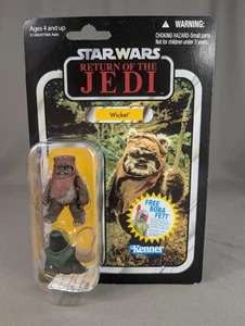 Figura de acción Star Wars Wicket Ewok VC27 colección vintage 2010 sin usar, en caja ROTJ - Imagen 1 de 8