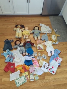 Gran Lote De Colección De 6 Muñecas Bebé Cabbage Patch Niños con Trajes Años 70 80 RARAS - Imagen 1 de 24