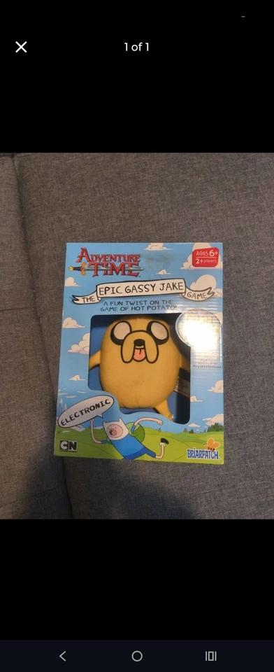 NEW Adventure Time Epic Gassy Jake Farting Dog Hot Potato Game NIB - Image 1 of 1