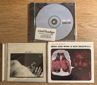 Iron & Wine: Woman King / Sea & The Rhythm / Sing Outa My Mouth 3 X CD Albums - Image 1 of 4
