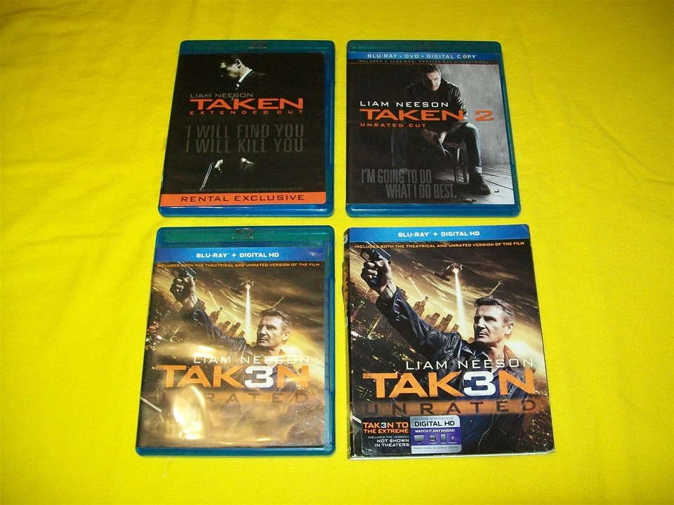 ВЗЯТО 2 С ЧЕХЛОМ И ВЗЯТО 3 С ЧЕХЛОМ BLURAY LIAM NEESON - Изображение 1 из 1