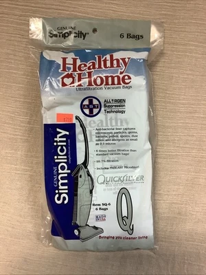 Genuine simplicity healthy home ultrafiltration vacuum bags - Image 1 of 4