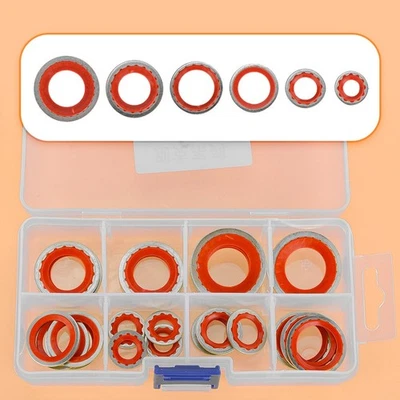 30x A/C Compressor Sealing Gasket Washer Assortment Repair Set Fit for Buick - Image 1 of 4