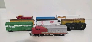 Set di 9 treni scala HO misti realistici, Santa Fe, Bachmann - locomotiva vintage - Foto 1 di 18