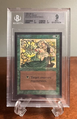 MTG Regeneration Limited Edition Alpha Beta Quinton Hoover Artist Proof AP Magic - Image 1 of 2