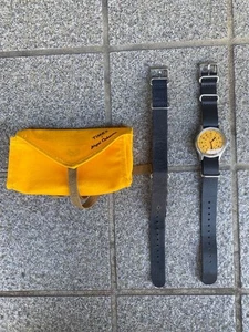 TIMEX Nigel Cabourn Survival Uhr Orange 38mm 18cm Neu Funktioniert Limitiert mit Tasche - Bild 1 von 7