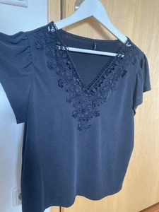 ONLY Modal/Tencel Shirt • Damen • Gr. XL • mit Spitze • WIE NEU ❤️ - Bild 1 von 11