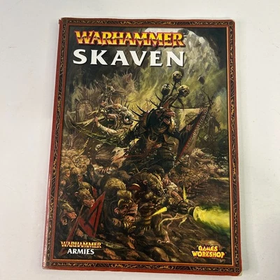 Warhammer Fantasy Battles Skaven Army Book 7th Edition 2009 Games Workshop Codex - Image 1 of 4