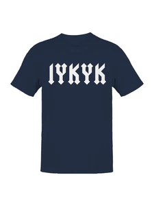 Camiseta para hombre IYKYK diseño fuente gótica - Imagen 1 de 9
