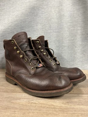 Chippewa Classic 2.0 Men's Size 9.5 D 6" Leather Soft Toe Boot Brown Distressed - Image 1 of 4