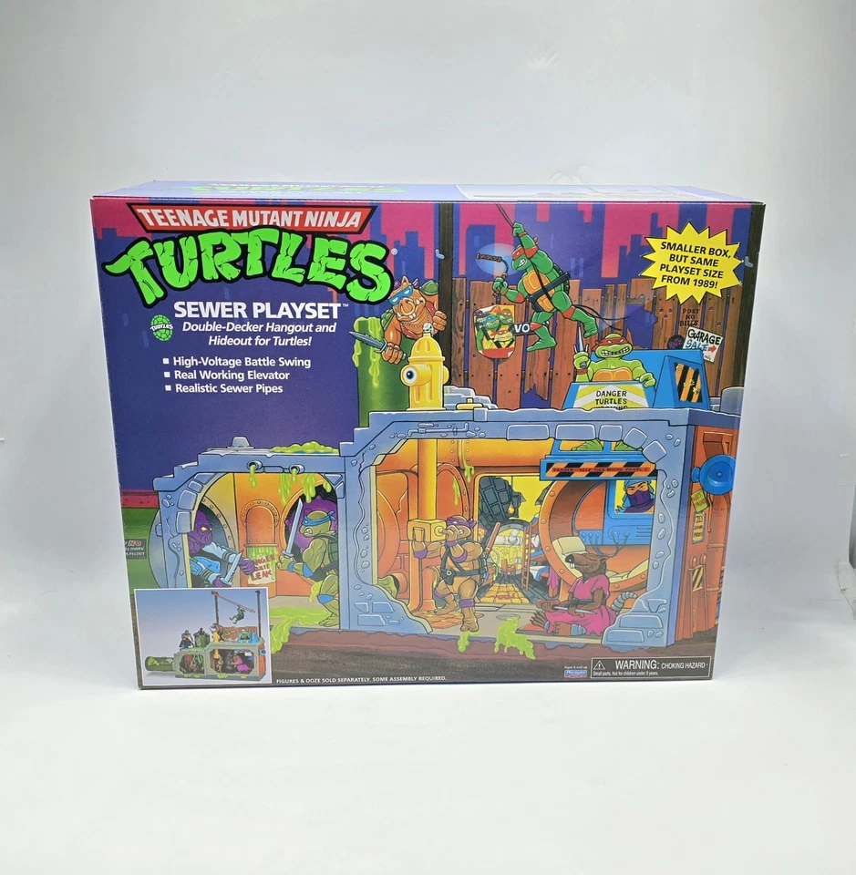 TMNT Classic Sewer Lair Playset 40th Anniversary 2025 Reissue  - Image 1 of 4