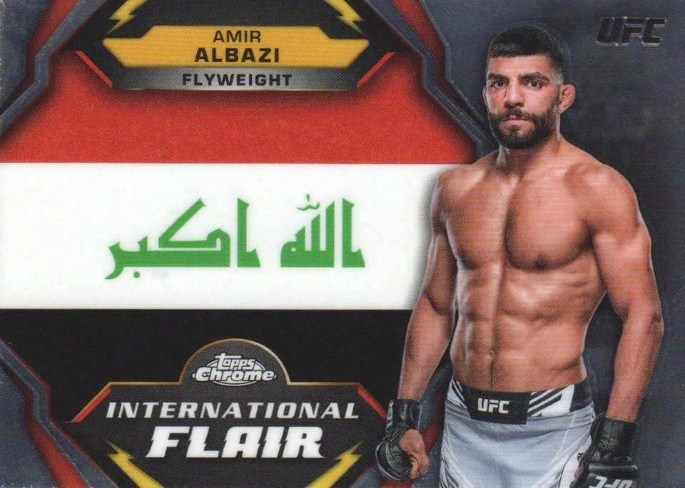 2024 Topps Chrome UFC International Flair Insert MMA Cards Pick from List - Image 1 of 1