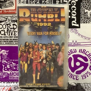 WWF Royal Rumble 1992 VHS Wrestling Rare Coliseum Video Macho Man Mustafa RARE - Picture 1 of 3