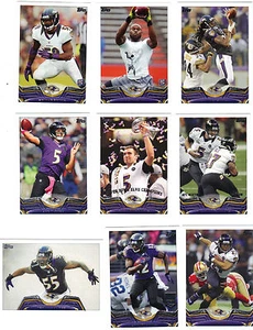2013 Topps Baltimore Ravens Team Set Joe Flacco Ray Rice Suggs Brown Elam SB 14 - Bild 1 von 1
