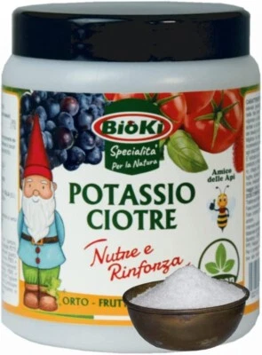 Bicarbonato di Potassio elevata purezza indicato per Orto - Frutteto - Giardino-