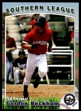 2009 Grand Stand Southern League Gordon Beckham Top Prospect #NNO