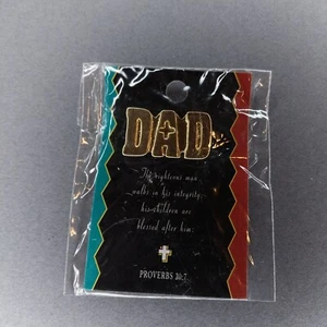 Nuevo sombrero chaqueta solapa pinback papá religioso cristiano - Imagen 1 de 2