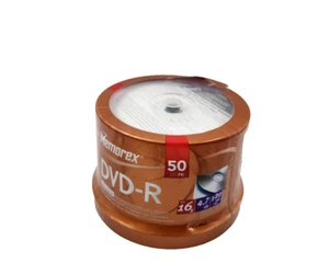Memorex DVD-R 50-Pack Spindle 4.7GB 16X 120 Minutes Factory Sealed - Picture 1 of 6