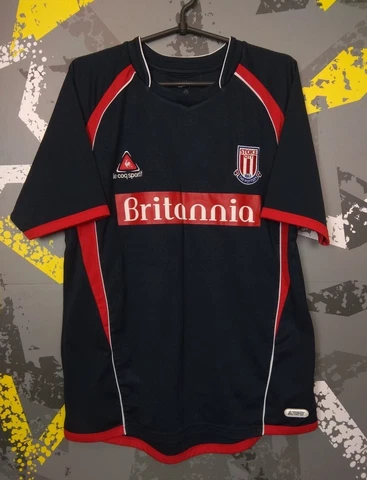 Stoke City Jersey 2009 2010 Away LARGE Shirt Soccer Le Coq Sportif ig93 Cover
