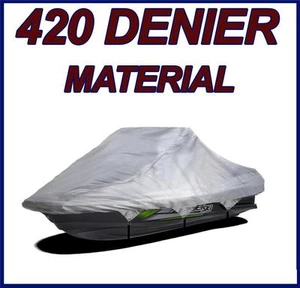 TIGER SHARK MONTE CARLO 900 THRU 95 Jet Ski PWC Trailerable Cover Gray 121" - Picture 1 of 1
