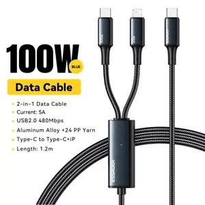 Essager 100W Cable USB C to Type C PD Fast Charger Data Cord For Macbook iPhone - Picture 1 of 10