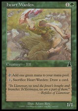 Magic the Gathering MTG Heart Warden (108) Urza's Destiny   LP