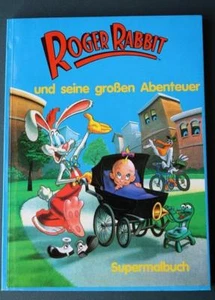 Who Framed Roger Rabbit German Coloring Book Und Seine Groben Abenteuer Rare!  - - Picture 1 of 1