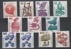 Bund 1971 ** postfrisch MiNr. 694-703 + 773 Unfallverhütung