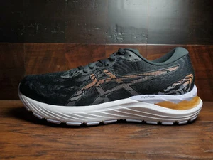 Asics Gel Cumulus 23 (1012A888-003) (negro/golpe solar) para mujer correr 7-11 - Imagen 1 de 5