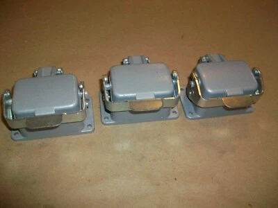 3PC Wiring Hood  Erie / T&B/ Harting Type     3" x 1 3/4"  base - Image 1 of 3