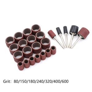 Sanding Band Dremel Drill File Machine Bits Grinding Ring Nail Art Hobby P80-600 - Picture 1 of 4