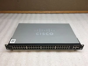 Cisco SG200-50 SLM2048T V02 50-Port Small Business Gigabit Smart Switch - Picture 1 of 8